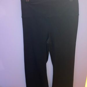 Black wide leg pants